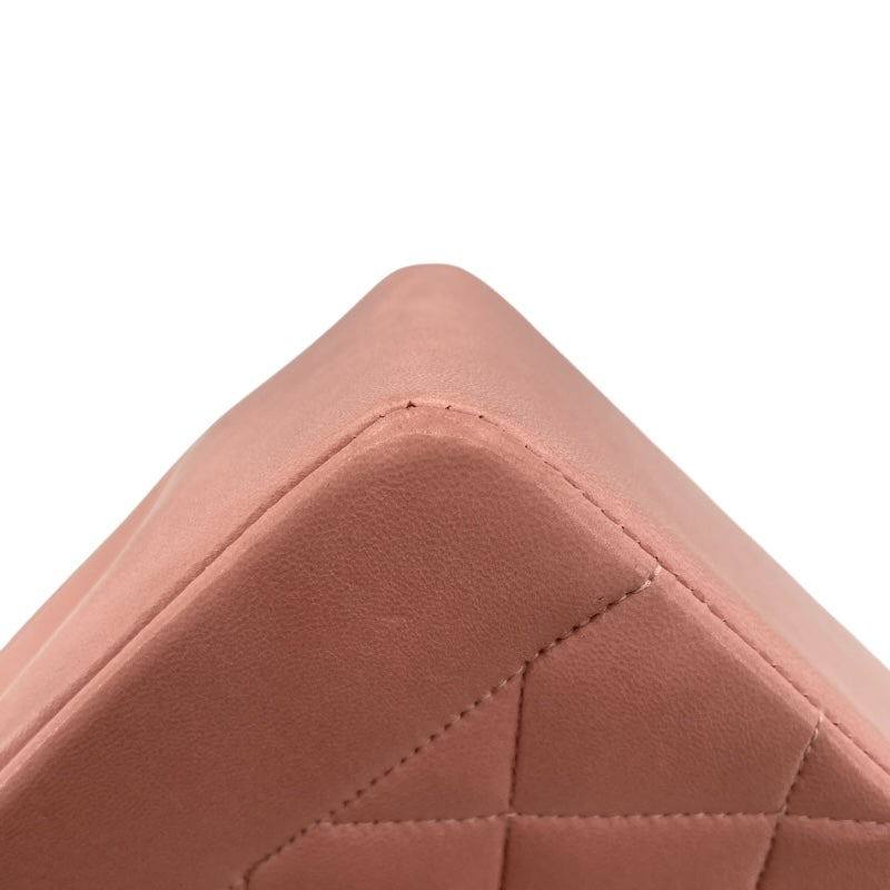 シャネル CHANEL ダイアナ25 A01165 2番台 ピンク GD金具 ラムスキン レディース ショルダーバッグ