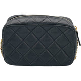 シャネル CHANEL カメラバッグ ブラック GD金具 ラム レディース ショルダーバッグ