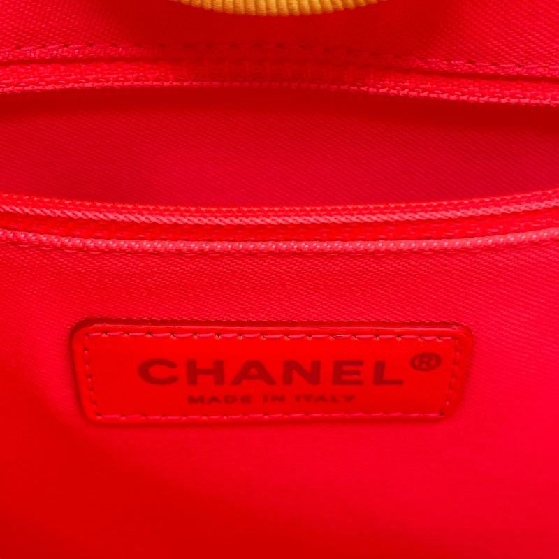 シャネル CHANEL ドーヴィルPM 31番台 イエロー SV金具 キャンバス レディース ショルダーバッグ