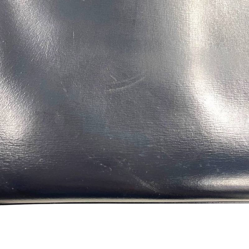 エルメス HERMES ケリー28 内縫い 〇O刻印　(1985年製) ブルーインディゴ　ゴールド金具 ボックスカーフ レディース ショルダーバッグ