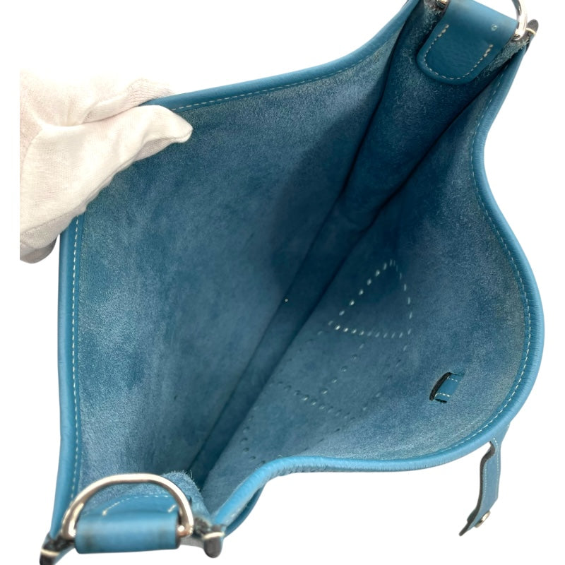 エルメス HERMES エブリン2 PM ブルージーン SV金具 トリヨン レディース ショルダーバッグ