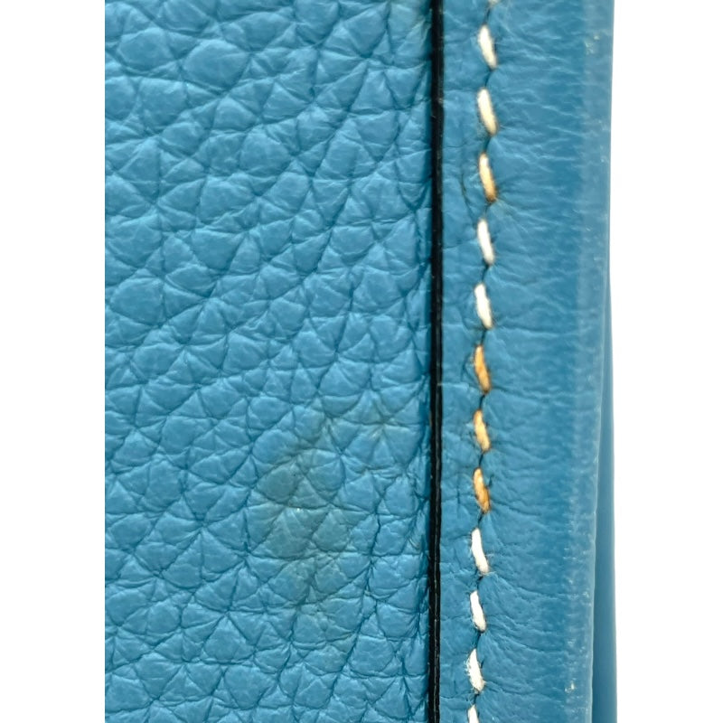 エルメス HERMES エブリン2 PM ブルージーン SV金具 トリヨン レディース ショルダーバッグ