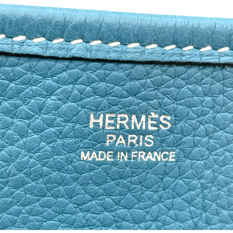 エルメス HERMES エブリン2 PM ブルージーン SV金具 トリヨン レディース ショルダーバッグ