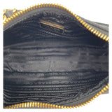 プラダ PRADA Re-Nylon ショルダーバッグ 1BC204 ブラック　GD金具 ナイロン レディース ショルダーバッグ