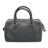 サンローラン SAINT LAURENT ベイビー ダッフル 330958 ブラック GD金具 レザー レディース ハンドバッグ