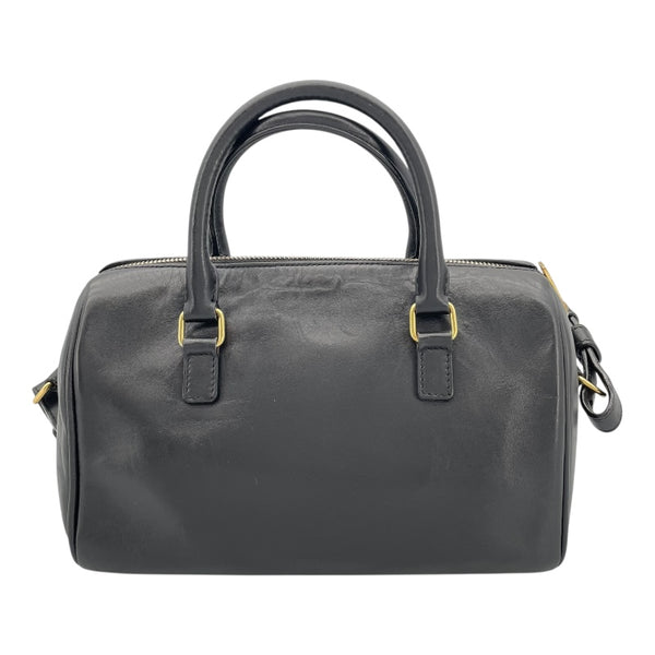サンローラン SAINT LAURENT ベイビー ダッフル 330958 ブラック GD金具 レザー レディース ハンドバッグ