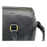 サンローラン SAINT LAURENT ベイビー ダッフル 330958 ブラック GD金具 レザー レディース ハンドバッグ