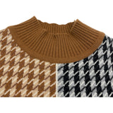 エルメス HERMES カシミヤモックネックセーター ブラウン カシミヤ レディース セーター