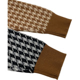 エルメス HERMES カシミヤモックネックセーター ブラウン カシミヤ レディース セーター