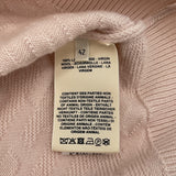 エルメス HERMES ジャガードニットカーディガン 2E2701DE ピンク ウール レディース カーディガン