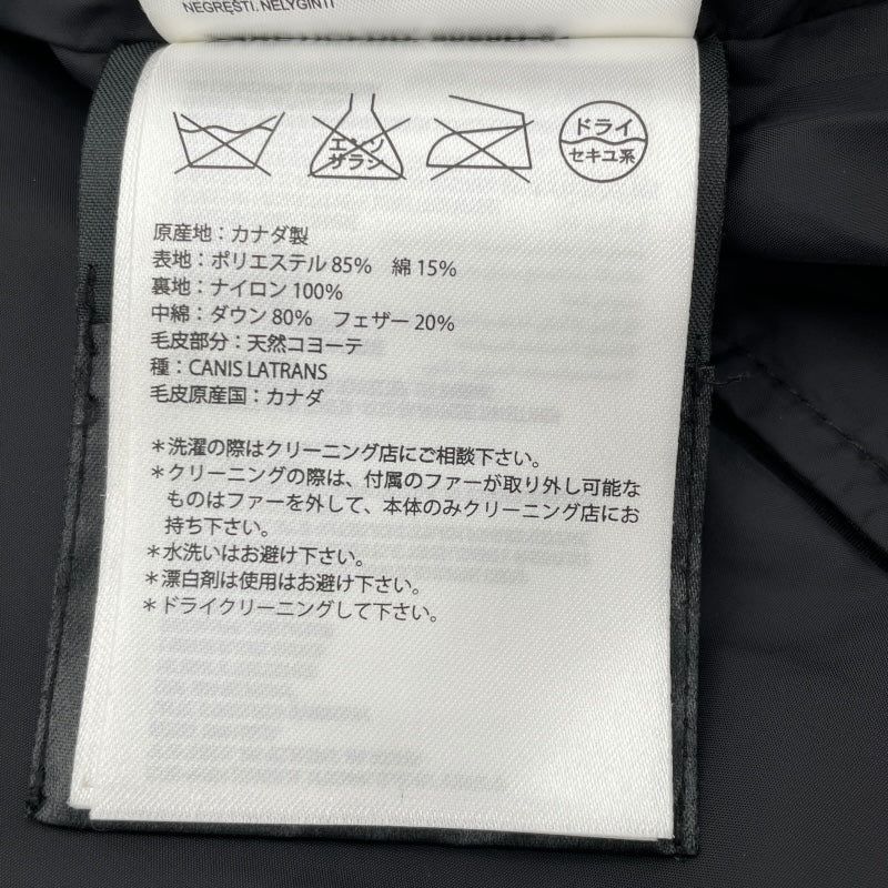 カナダグース CANADA GOOSE MACKENZIE　ダウンコート 2302JL ブラック ポリエステル レディース その他アウター