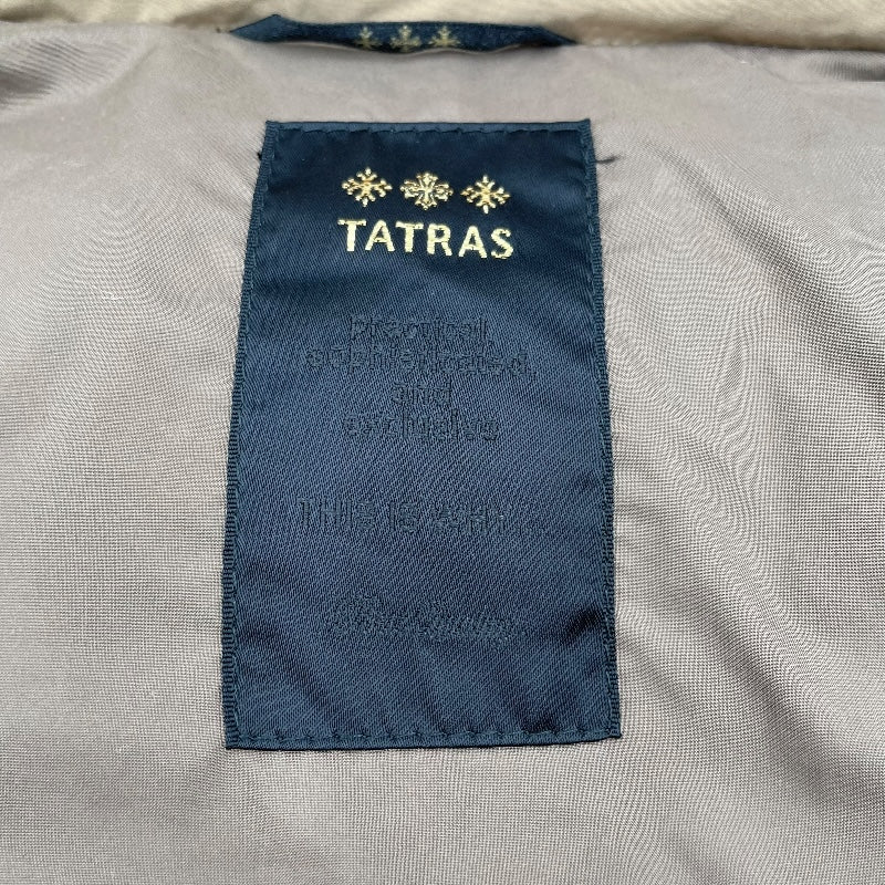 タトラス TATRAS ダウンコート MTA-493 ベージュ ポリエステル メンズ ダウンジャケット