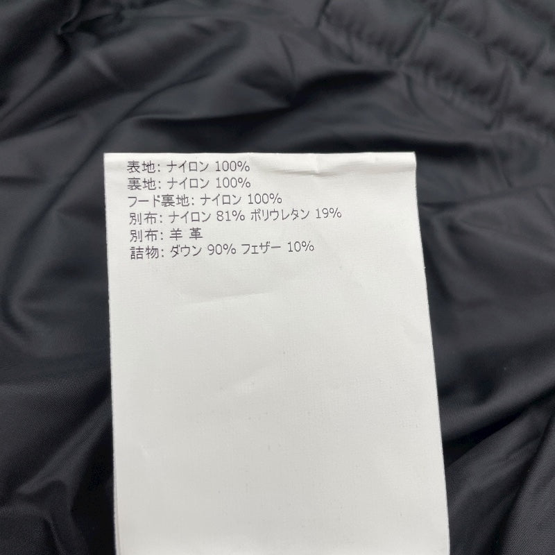 モンクレール MONCLER TALEVE ダウンコート ブラック ナイロン レディース ダウンジャケット