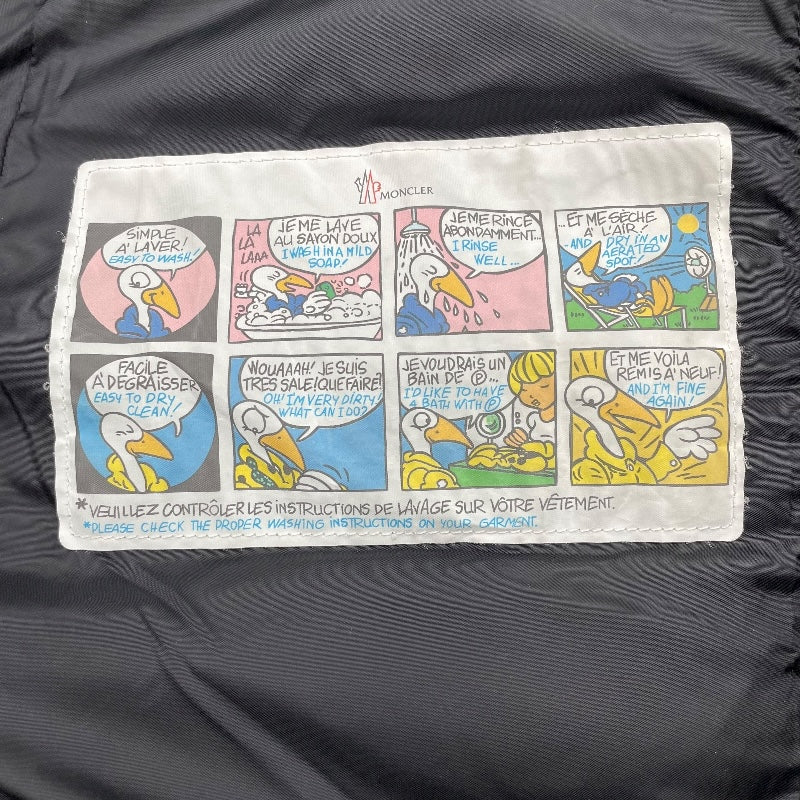 モンクレール MONCLER TALEVE ダウンコート ブラック ナイロン レディース ダウンジャケット