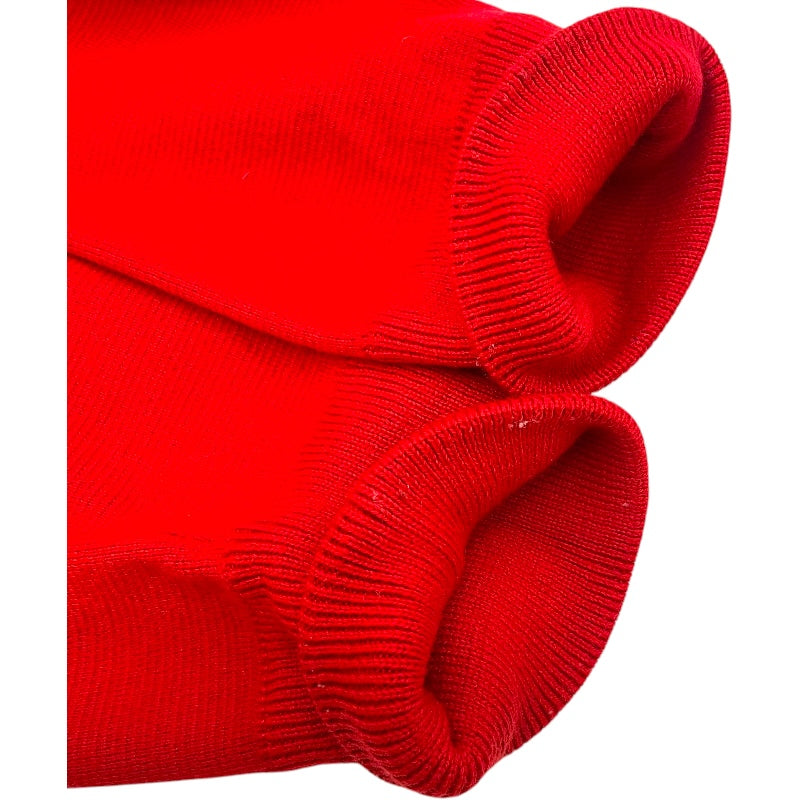 モンクレール MONCLER ニット切替ダウンジャケット C-TIND-19-197 レッド ナイロン メンズ ダウンジャケット