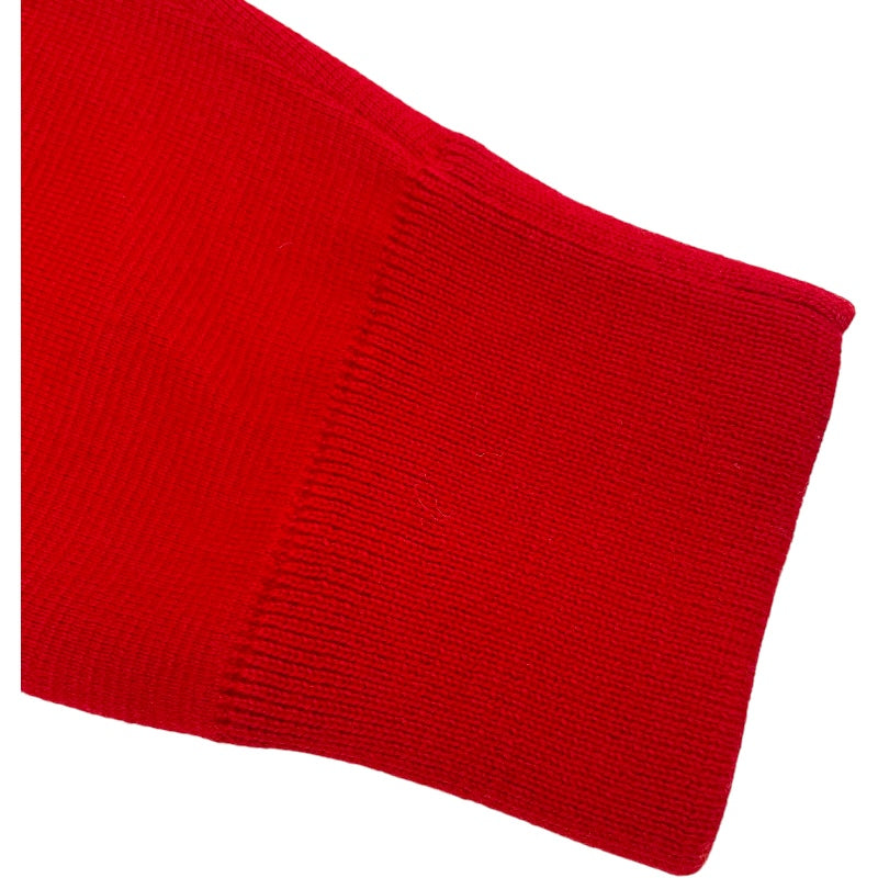 モンクレール MONCLER ニット切替ダウンジャケット C-TIND-19-197 レッド ナイロン メンズ ダウンジャケット