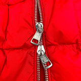 モンクレール MONCLER ニット切替ダウンジャケット C-TIND-19-197 レッド ナイロン メンズ ダウンジャケット