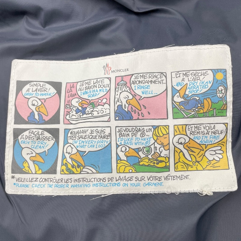 モンクレール MONCLER MONTGENEVREダウンジャケット C20914033805 54272 ネイビー ウール メンズ ダウンジャケット