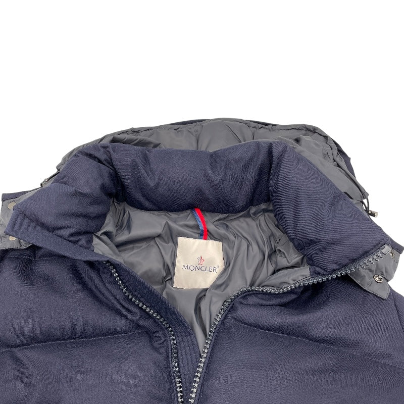 モンクレール MONCLER MONTGENEVREダウンジャケット C20914033805 54272 ネイビー ウール メンズ ダウンジャケット