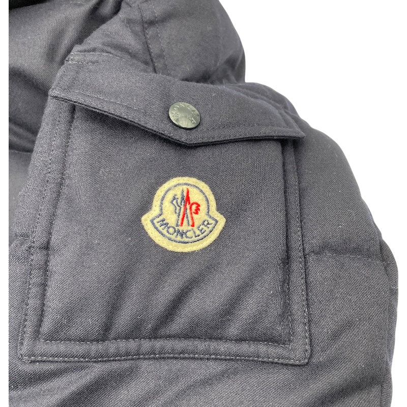 モンクレール MONCLER MONTGENEVREダウンジャケット C20914033805 54272 ネイビー ウール メンズ ダウンジャケット