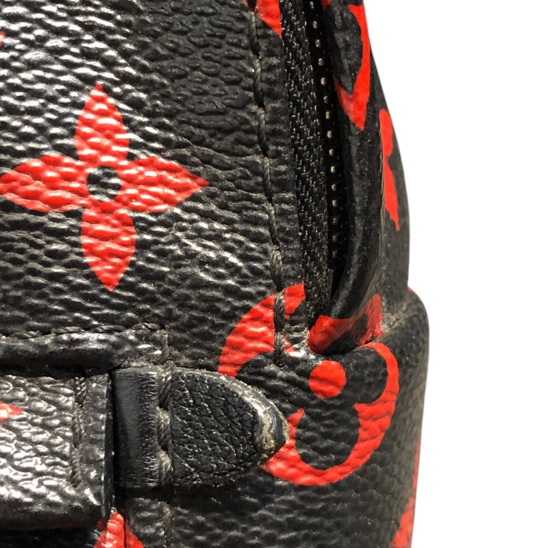 ルイ・ヴィトン LOUIS VUITTON パームスプリングス・バックパックMINI M41457 ブラック/レッド モノグラム アンフラルージュ レディース リュック・デイパック