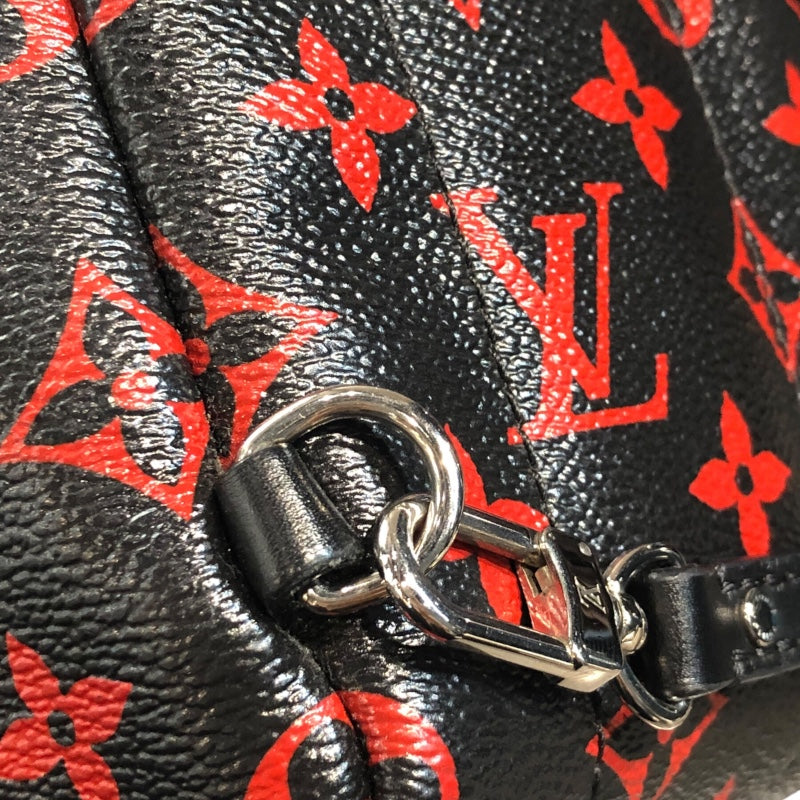 ルイ・ヴィトン LOUIS VUITTON パームスプリングス・バックパックMINI M41457 ブラック/レッド モノグラム アンフラルージュ レディース リュック・デイパック