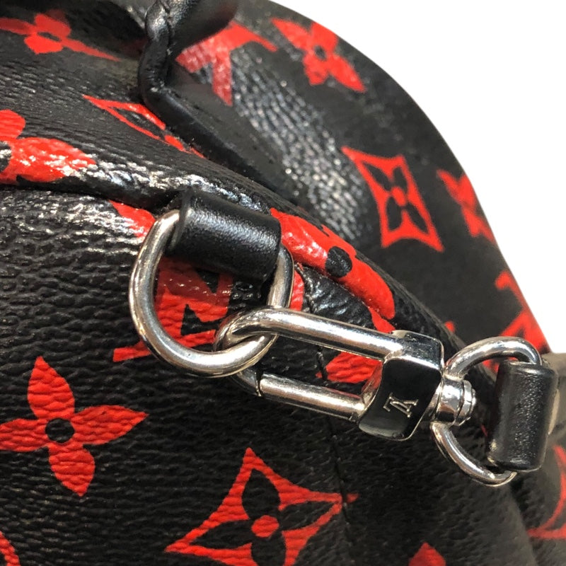 ルイ・ヴィトン LOUIS VUITTON パームスプリングス・バックパックMINI M41457 ブラック/レッド モノグラム アンフラルージュ レディース リュック・デイパック