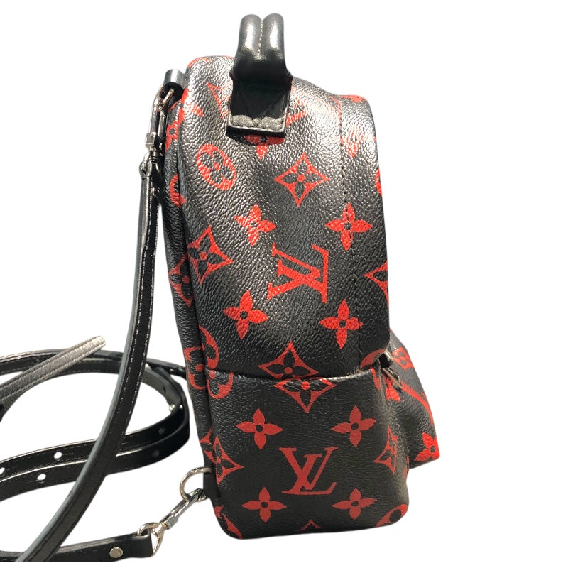 ルイ・ヴィトン LOUIS VUITTON パームスプリングス・バックパックMINI M41457 ブラック/レッド モノグラム アンフラルージュ レディース リュック・デイパック