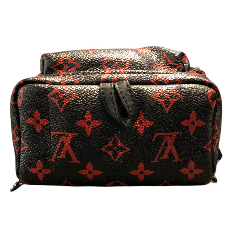 ルイ・ヴィトン LOUIS VUITTON パームスプリングス・バックパックMINI M41457 ブラック/レッド モノグラム アンフラルージュ レディース リュック・デイパック