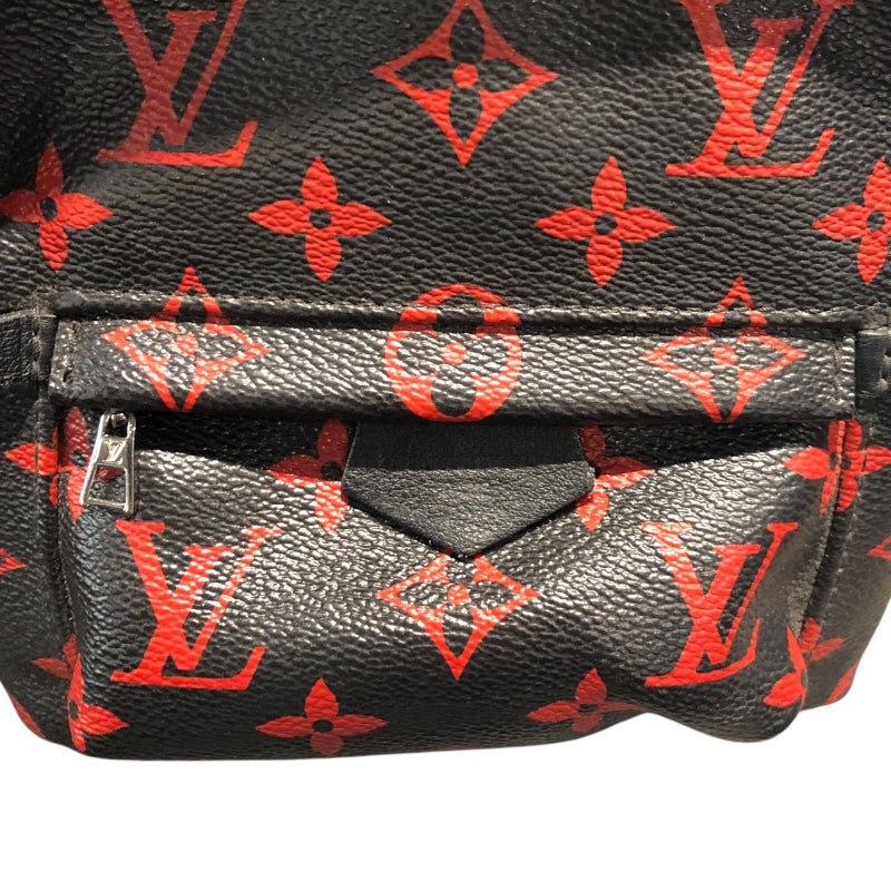 ルイ・ヴィトン LOUIS VUITTON パームスプリングス・バックパックMINI M41457 ブラック/レッド モノグラム アンフラルージュ レディース リュック・デイパック
