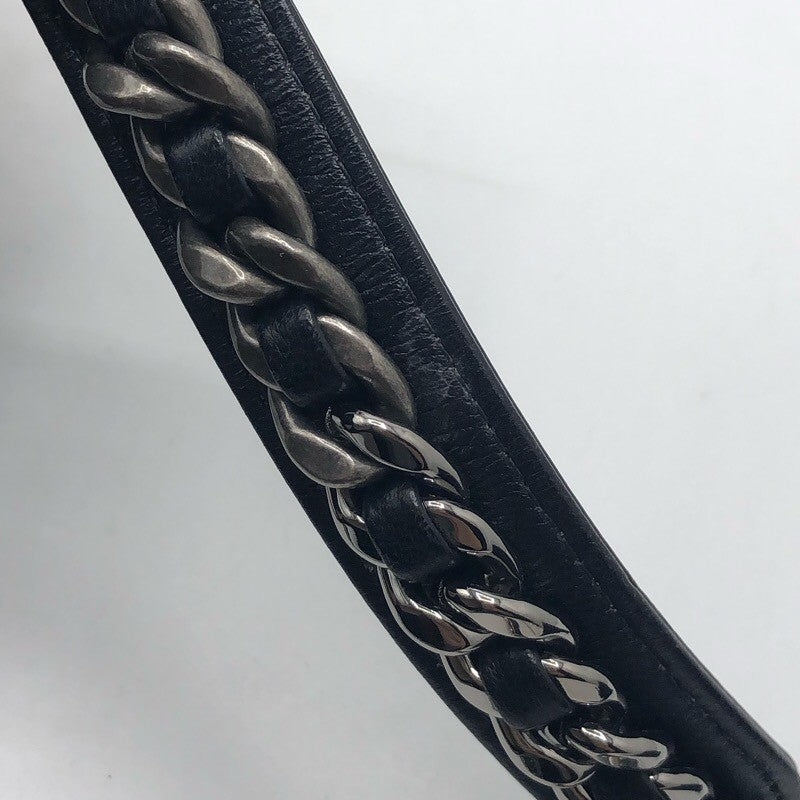 シャネル CHANEL CHANEL19　ラウンドチェーンショルダーバッグ AP0945 ブラック/SV/GD ラム レディース ショルダーバッグ