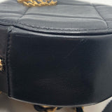 シャネル CHANEL CHANEL19　ラウンドチェーンショルダーバッグ AP0945 ブラック/SV/GD ラム レディース ショルダーバッグ