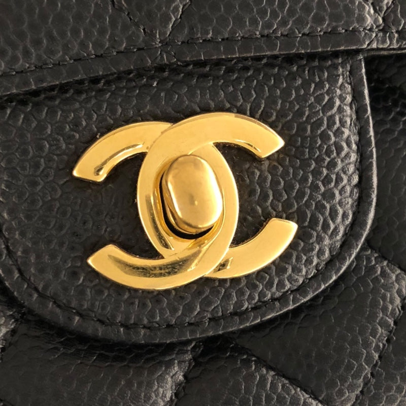シャネル CHANEL マトラッセ25 A01112 ブラック キャビアスキン GD金具 レディース ショルダーバッグ