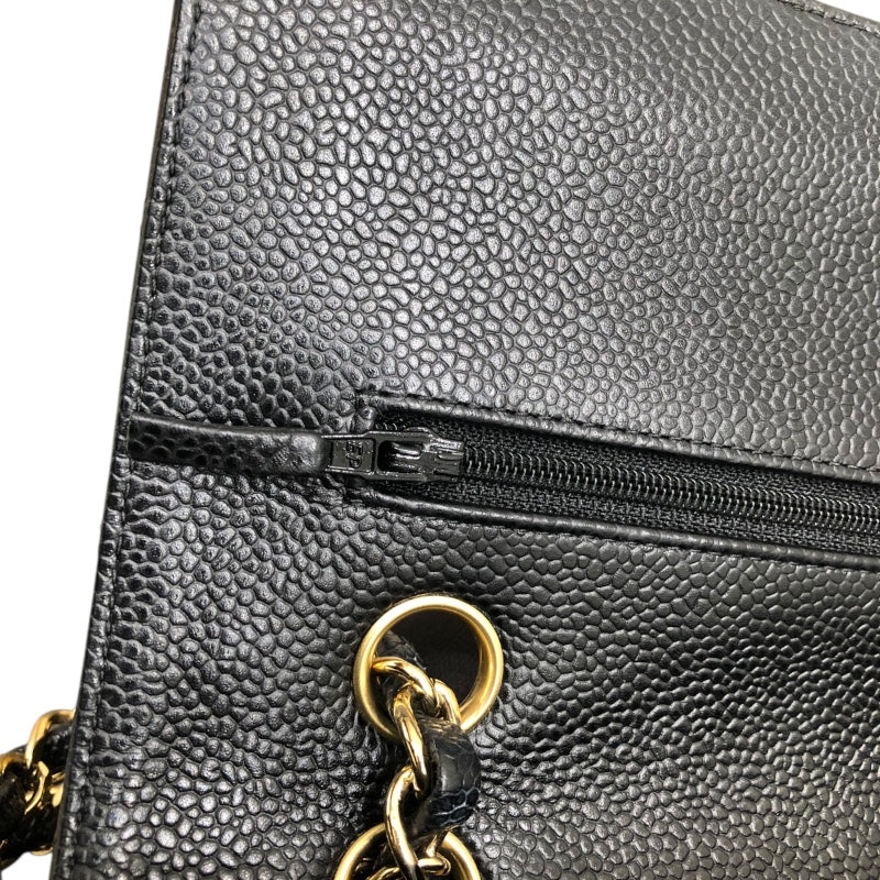 シャネル CHANEL マトラッセ25 A01112 ブラック キャビアスキン GD金具 レディース ショルダーバッグ