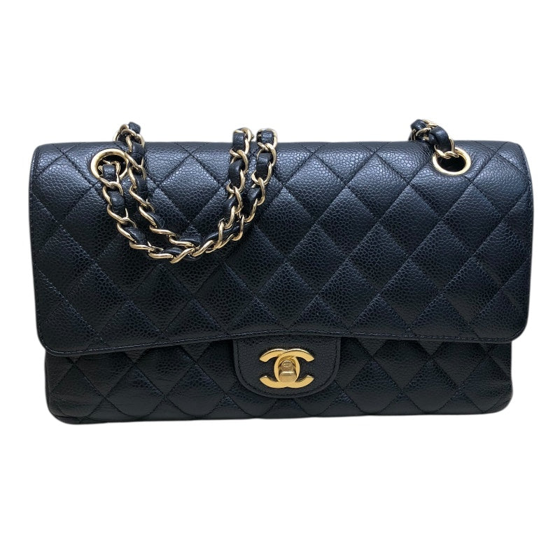 シャネル CHANEL マトラッセ25 A01112 ブラック キャビアスキン GD金具 レディース ショルダーバッグ