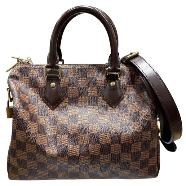 ルイ・ヴィトン LOUIS VUITTON スピーディ・バンドリエール 25 N41368 ブラウン ダミエ レディース ショルダーバッグ