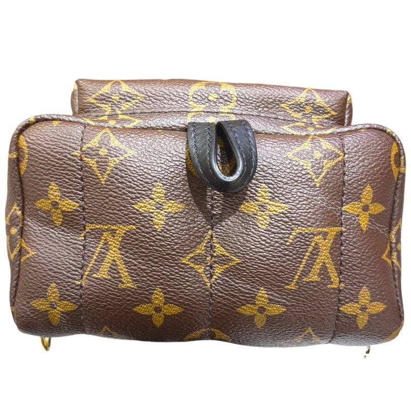 ルイ・ヴィトン LOUIS VUITTON パームスプリングス　バックパックMINI M42971 ブラウン モノグラム・ワールドツアー レディース リュック・デイパック