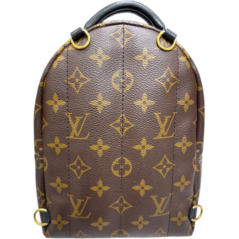 ルイ・ヴィトン LOUIS VUITTON パームスプリングス　バックパックMINI M42971 ブラウン モノグラム・ワールドツアー レディース リュック・デイパック