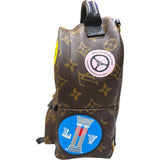 ルイ・ヴィトン LOUIS VUITTON パームスプリングス　バックパックMINI M42971 ブラウン モノグラム・ワールドツアー レディース リュック・デイパック