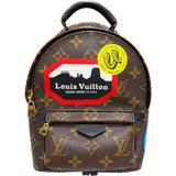 ルイ・ヴィトン LOUIS VUITTON パームスプリングス　バックパックMINI M42971 ブラウン モノグラム・ワールドツアー レディース リュック・デイパック