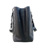 シャネル CHANEL GSTトートバッグ A50995 13番台 ブラック SV金具 キャビアスキン レディース トートバッグ