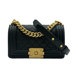 シャネル CHANEL ボーイシャネル20 A67085 29番台 ブラック/ゴールド金具 キャビアスキン レディース ショルダーバッグ