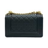 シャネル CHANEL ボーイシャネル20 A67085 29番台 ブラック/ゴールド金具 キャビアスキン レディース ショルダーバッグ