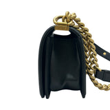 シャネル CHANEL ボーイシャネル20 A67085 29番台 ブラック/ゴールド金具 キャビアスキン レディース ショルダーバッグ