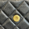 シャネル CHANEL マトラッセチェーンウォレット AP0250 ブラック/GD キャビア レディース ショルダーバッグ