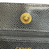 シャネル CHANEL マトラッセチェーンウォレット AP0250 ブラック/GD キャビア レディース ショルダーバッグ