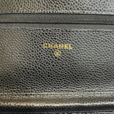 シャネル CHANEL マトラッセチェーンウォレット AP0250 ブラック/GD キャビア レディース ショルダーバッグ