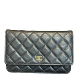 シャネル CHANEL マトラッセチェーンウォレット AP0250 ブラック/GD キャビア レディース ショルダーバッグ