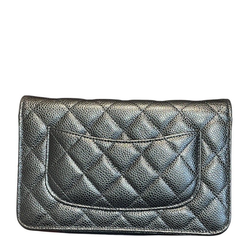 シャネル CHANEL マトラッセチェーンウォレット AP0250 ブラック/GD キャビア レディース ショルダーバッグ シャネル CHANEL マトラッセチェーンウォレット AP0250 ブラック/GD