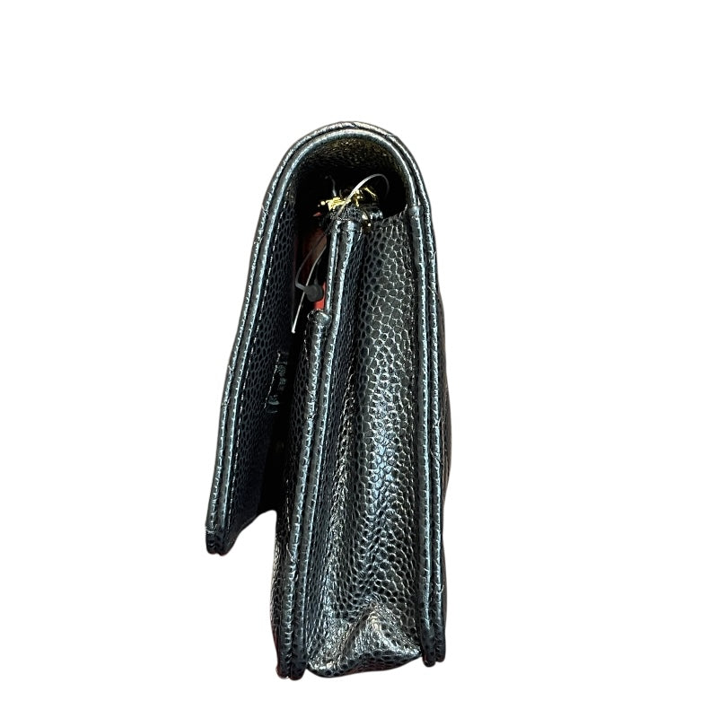 シャネル CHANEL マトラッセチェーンウォレット AP0250 ブラック/GD キャビア レディース ショルダーバッグ シャネル CHANEL マトラッセチェーンウォレット AP0250 ブラック/GD